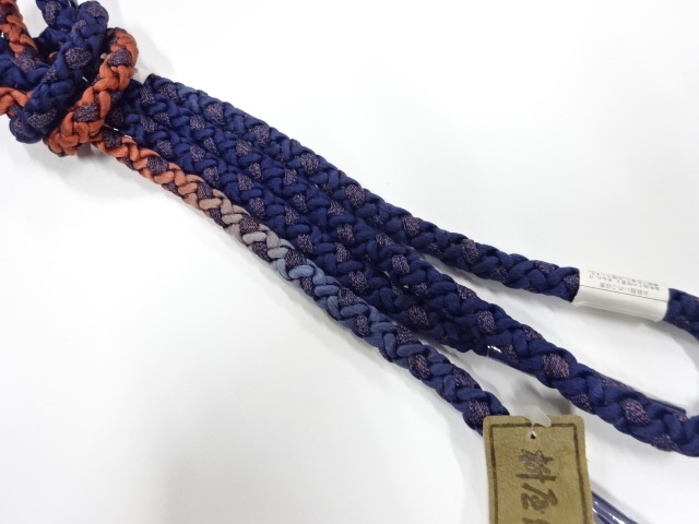 未使用品　正絹　手組帯締め